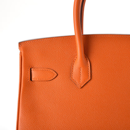 Hermes Epsom Birkin 30 Orange 32 of 36