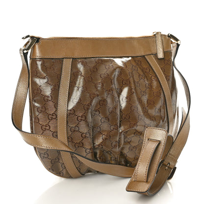 Gucci Crystal Monogram Small D Gold Ring Messenger Gold 3 of 11