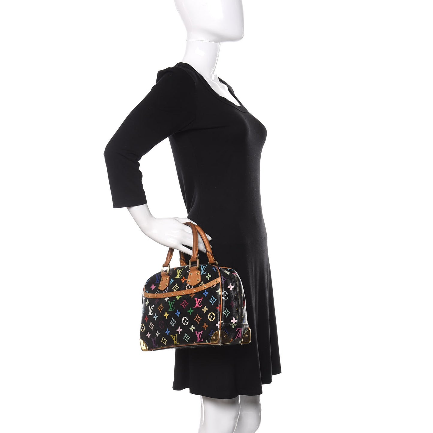 Monogram Multicolor Trouville Black