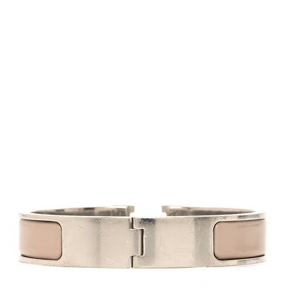 Hermes Enamel Narrow Clic Clac H Bracelet PM Marron Glace 3 of 5