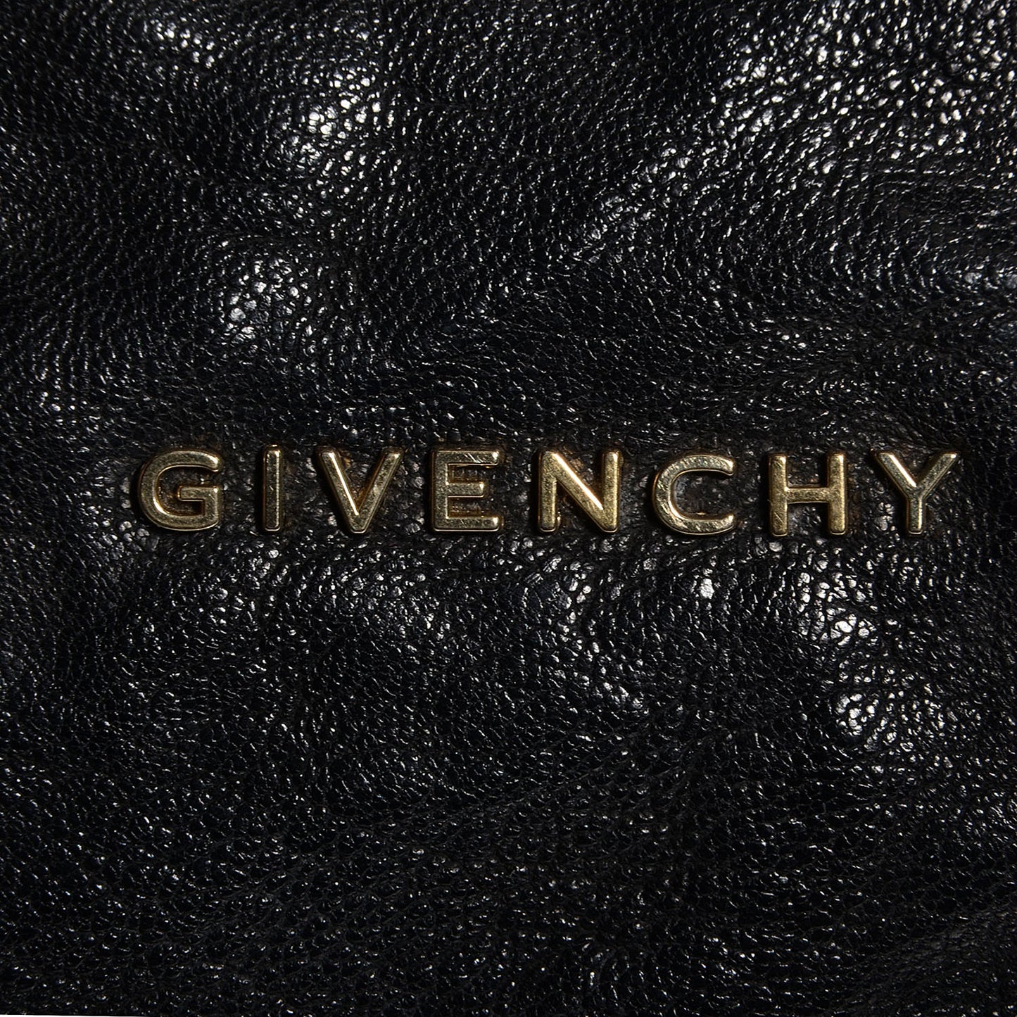 Tumbled Sheepskin Medium Pandora Bag Black