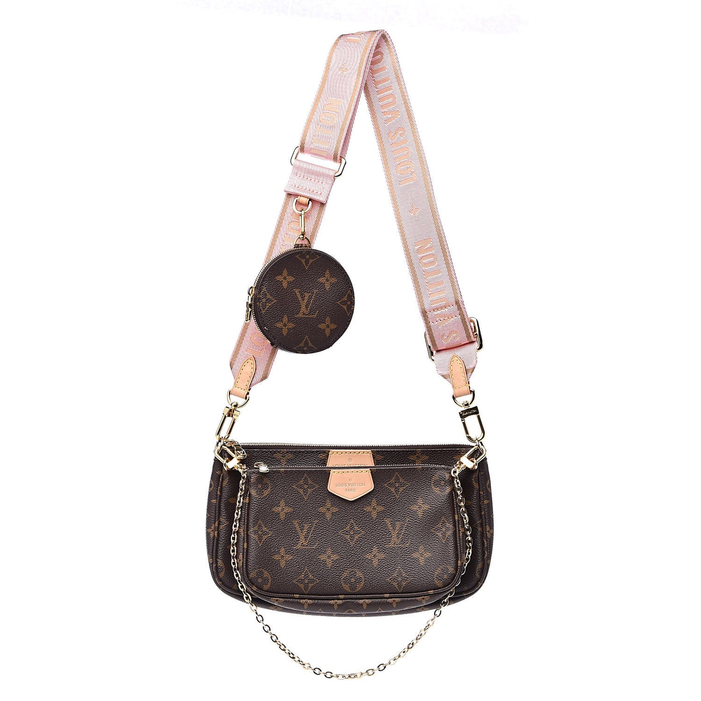 Monogram Multi Pochette Accessories Rose Clair