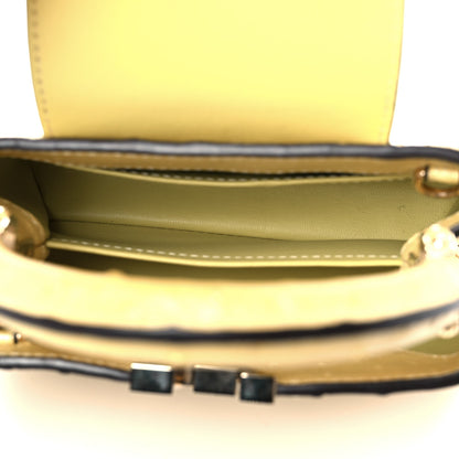 Louis Vuitton Iridescent Ostrich Capucines Mini Yellow 5 of 10