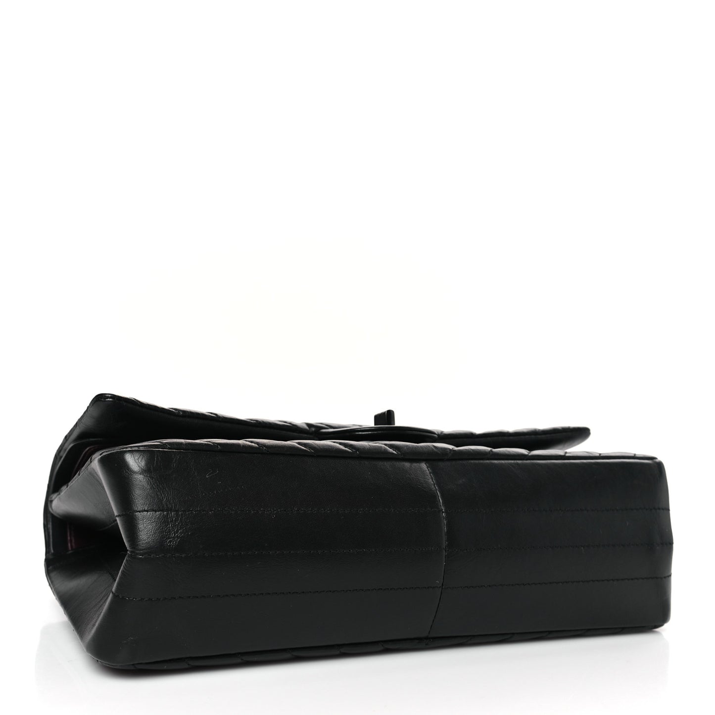Aged Calfskin Chevron Quilted 2.55 Reissue 226 So Black