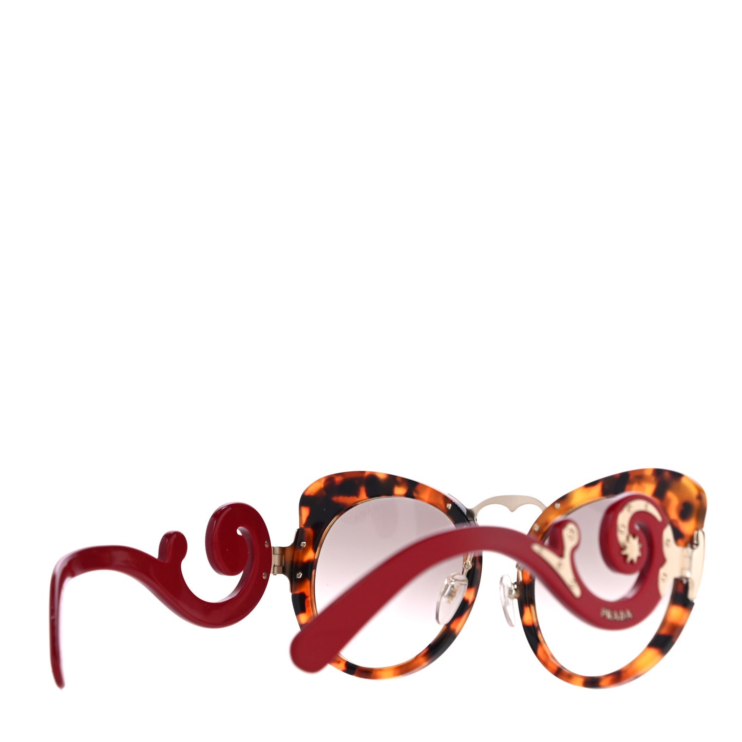 Baroque Sunglasses SPR 07T Red Tortoise