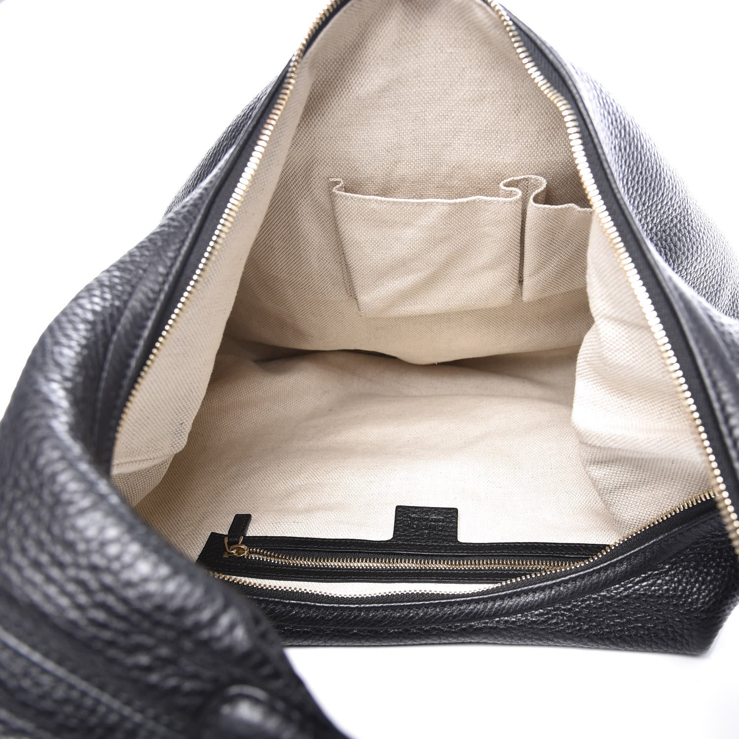 Gucci Pebbled Calfskin Large Soho Hobo Black 4 of 10