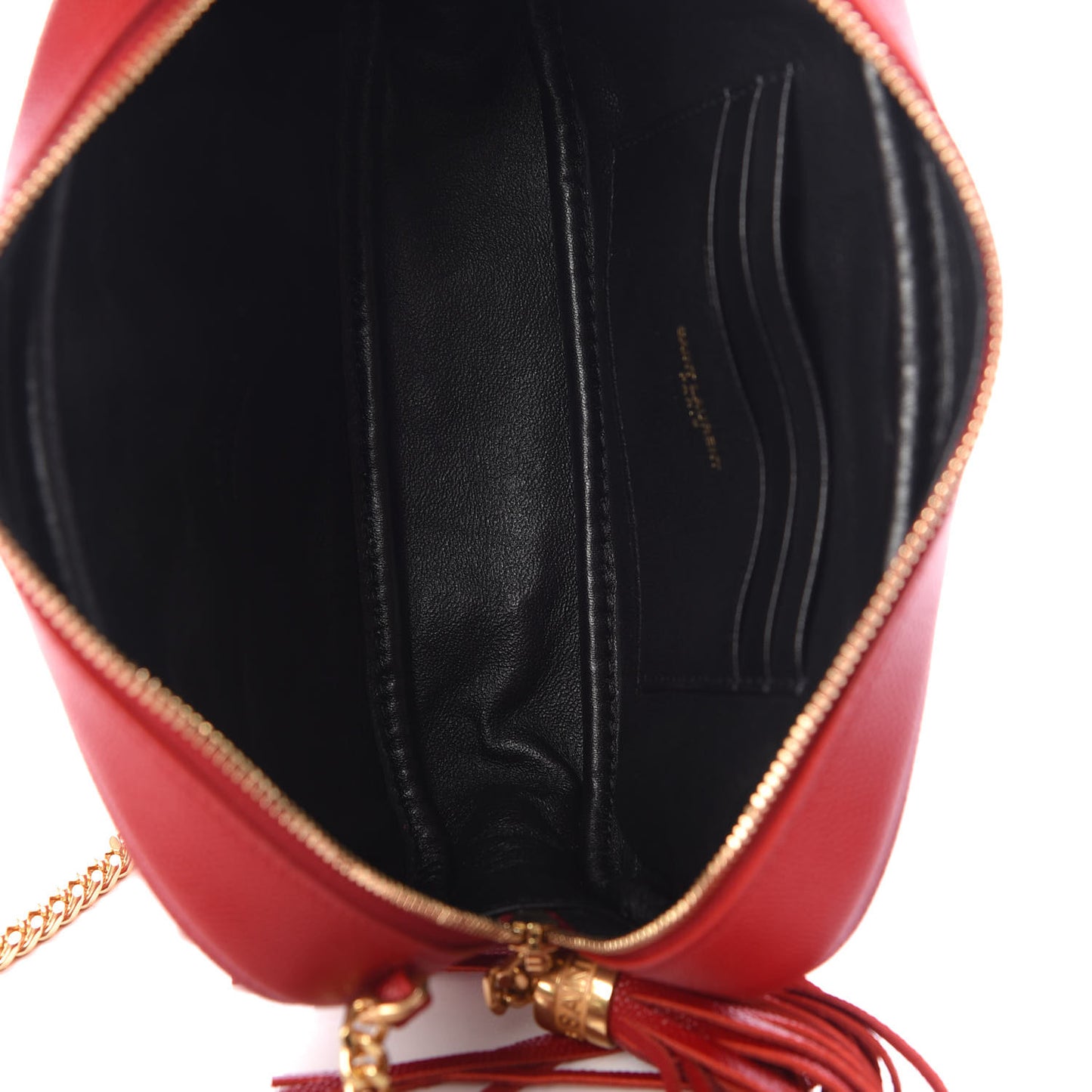Grain De Poudre Matelasse Monogram Mini Lou Camera Bag Eros Red