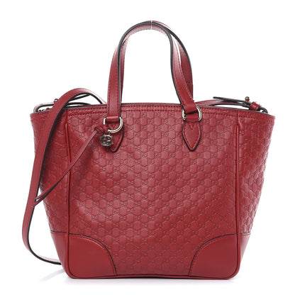 Gucci Microguccissima Small Bree Tote Red 1 of 10