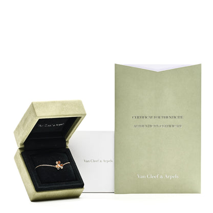 Van Cleef & Arpels 18K Yellow Gold Diamond Mini Frivole Bracelet 5 of 5