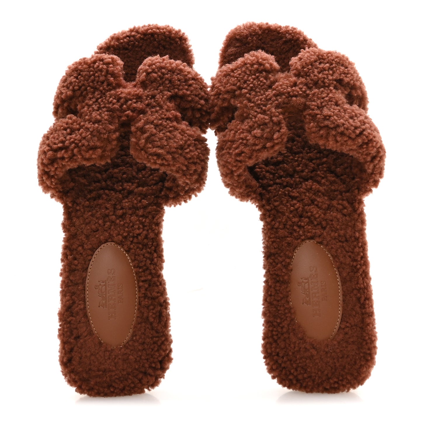 Woolskin Oran Sandals 36 Cognac