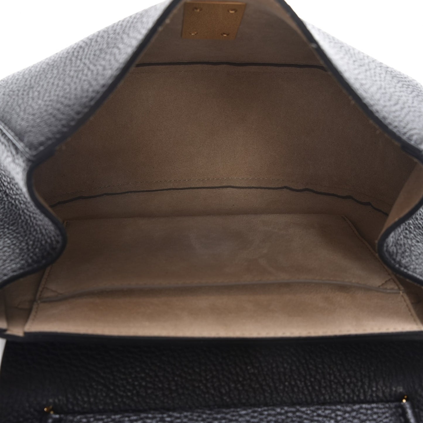 Grained Lambskin Drew Shoulder Bag Black