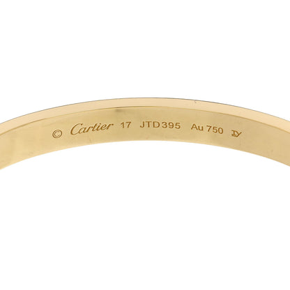 Cartier 18K Yellow Gold LOVE Bracelet 17 6 of 9