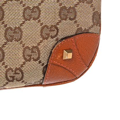 Gucci Monogram Mini Piston Lock Jackie O Hobo Orange 14 of 16