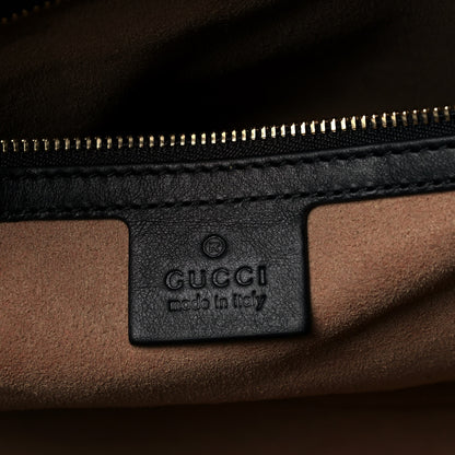 Gucci GG Supreme Monogram Medium Padlock Tote Black 6 of 9