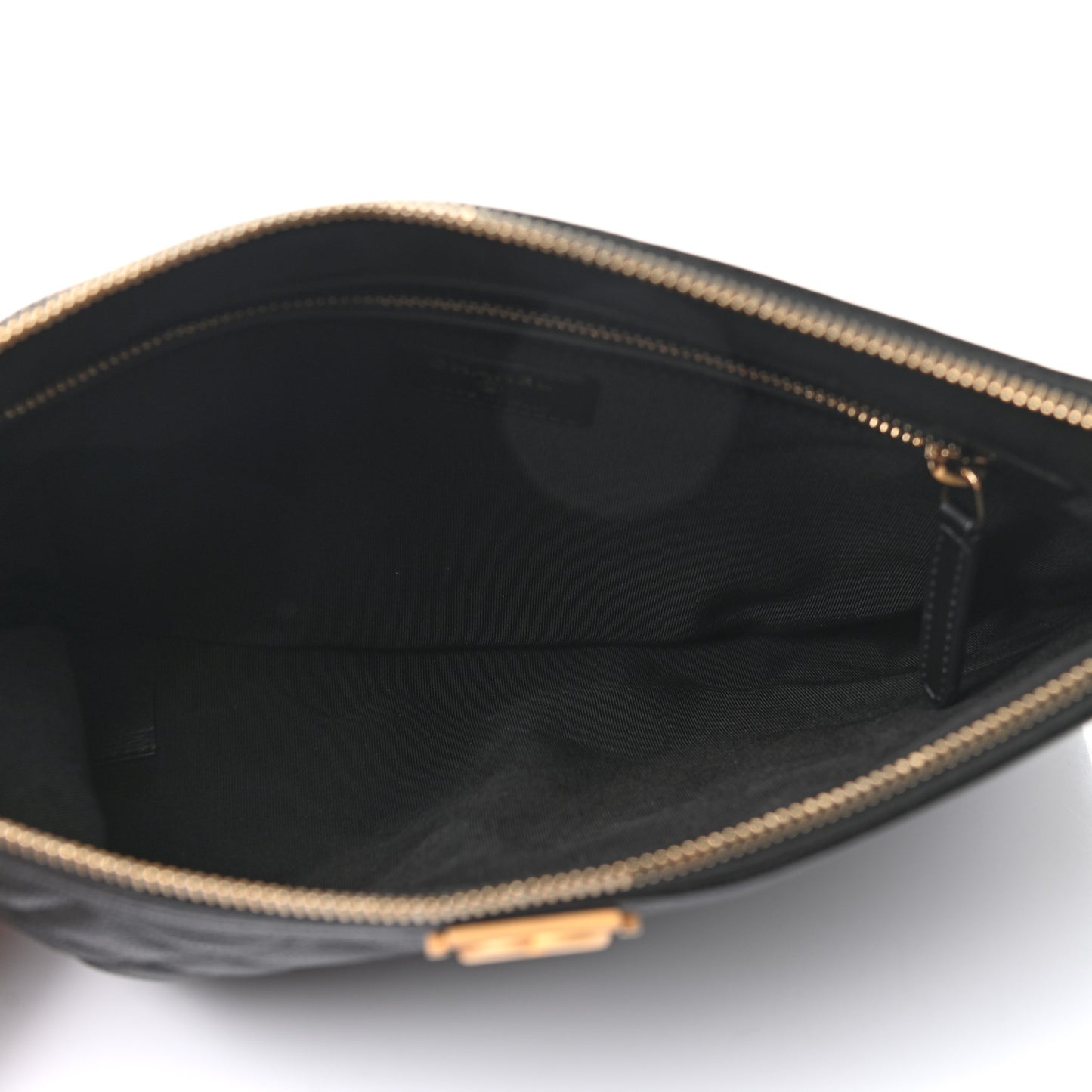 Caviar Quilted Medium Boy Cosmetic Case Black
