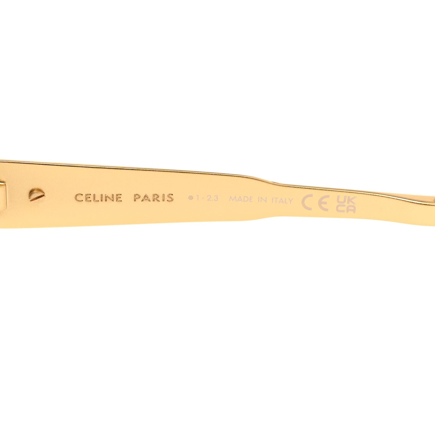 Metal Triomphe 01 Sunglasses CL40235U Gold Green