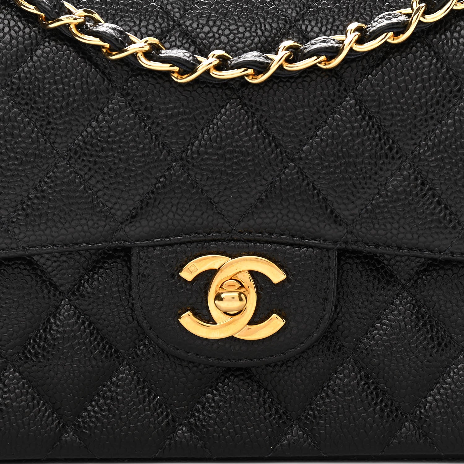 Chanel Caviar Quilted Small Double Flap Black 8 of 10