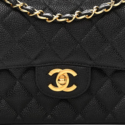 Chanel Caviar Quilted Small Double Flap Black 8 of 10