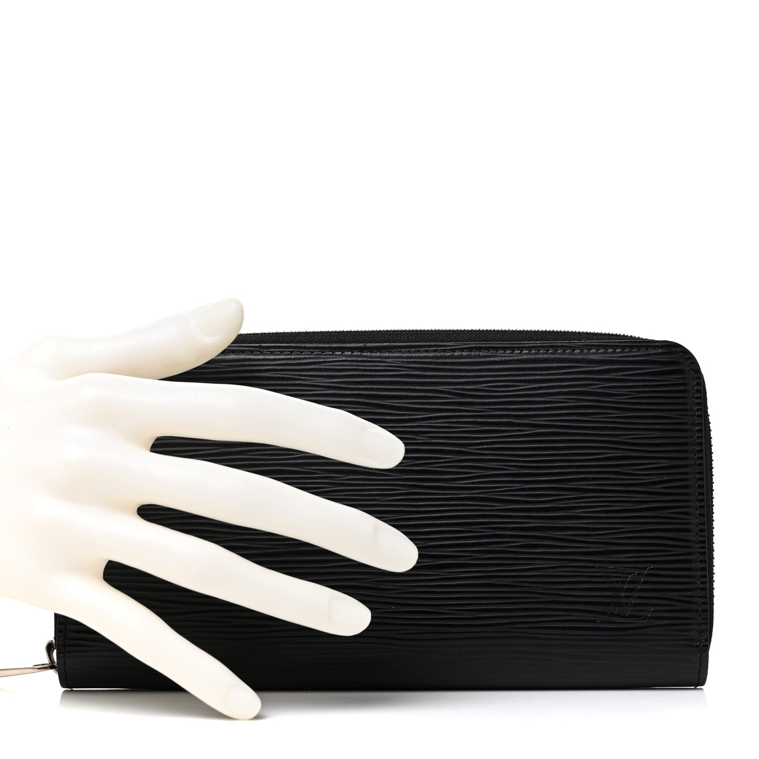 Louis Vuitton Epi Zippy Organizer Wallet Black 2 of 11