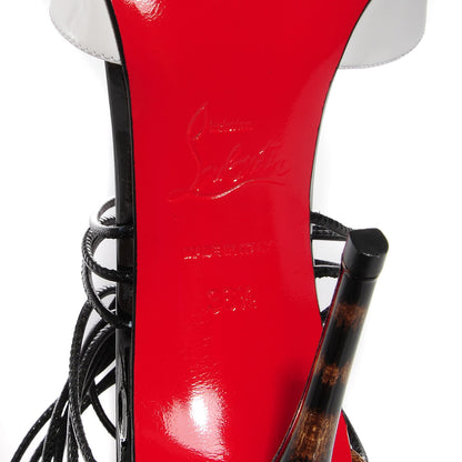 Christian Louboutin Patent Leopard Confusa Pumps 36.5 White Black 6 of 7
