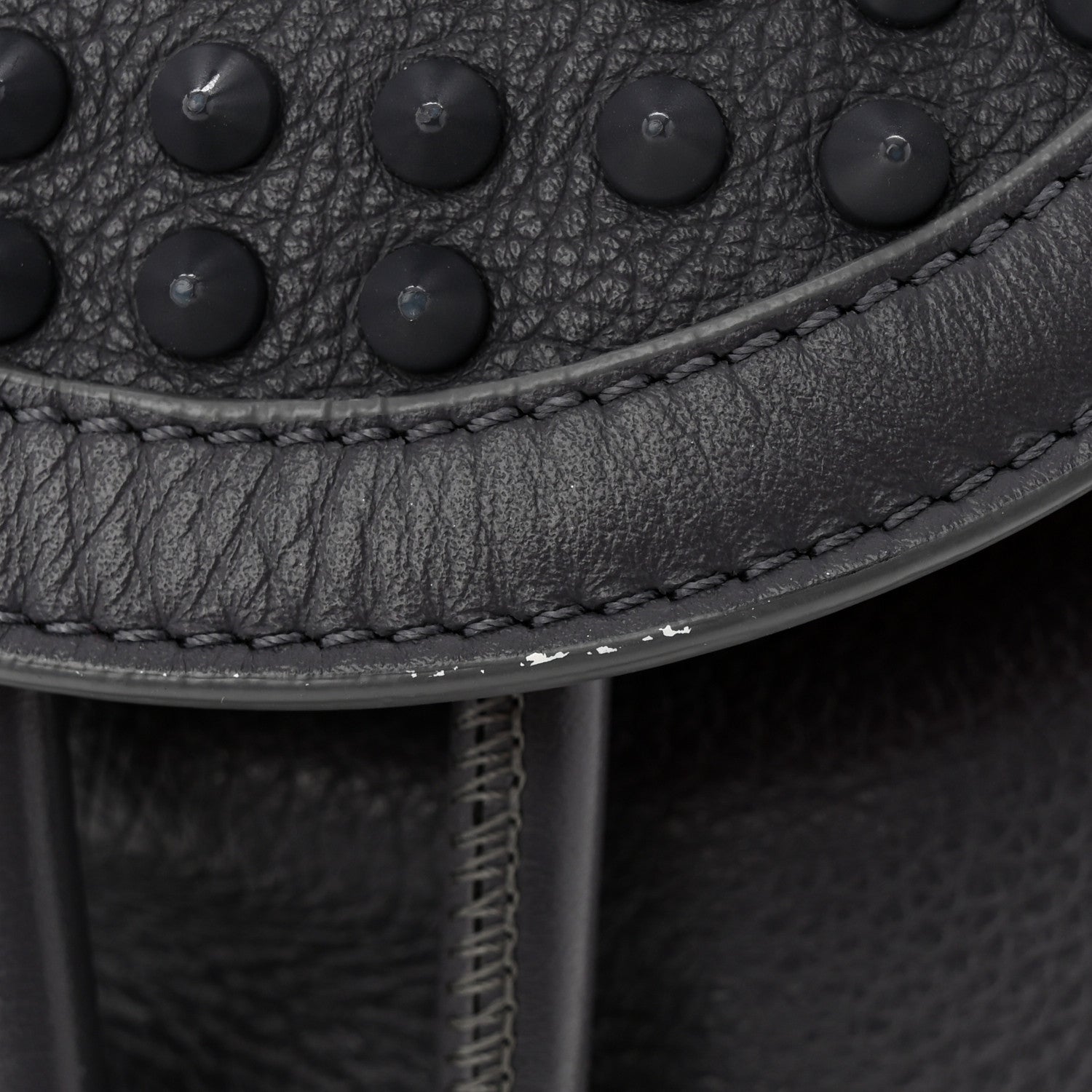 Christian Louboutin Calfskin Spiked Small Explorafunk Backpack Grey 12 of 14