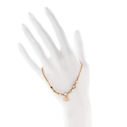 Christian Dior Crystal CD Bracelet Gold 2 of 5
