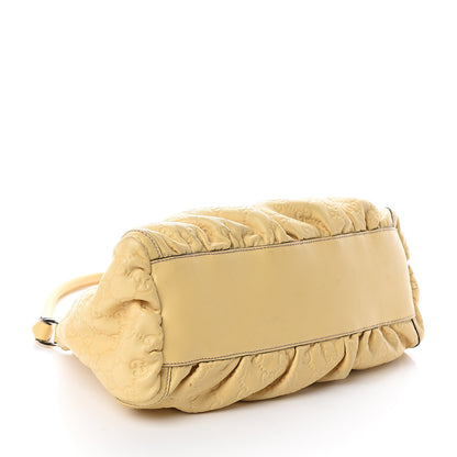 Gucci Guccissima Small D Gold Ring Shoulder Bag Yellow 3 of 8
