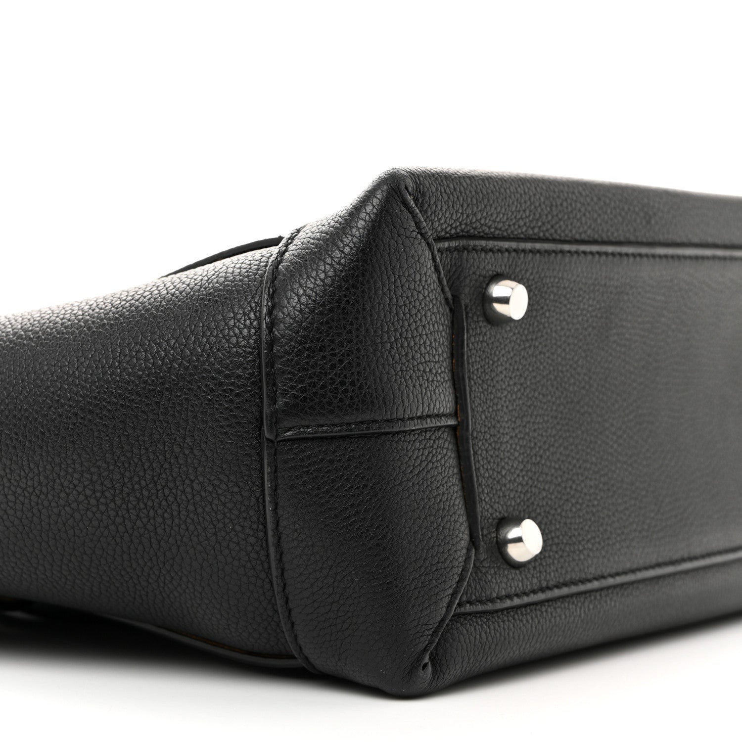 Bottega Veneta Grained Calfskin Maxi Intrecciato Medium Arco Black 9 of 13