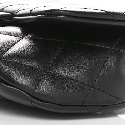 Chanel Calfskin Quilted CC Uniform Flap Belt Bag Black 10 of 11