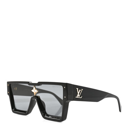 Louis Vuitton Acetate Swarovski Crystal Cyclone Sunglasses Z1578E Black 1 of 6