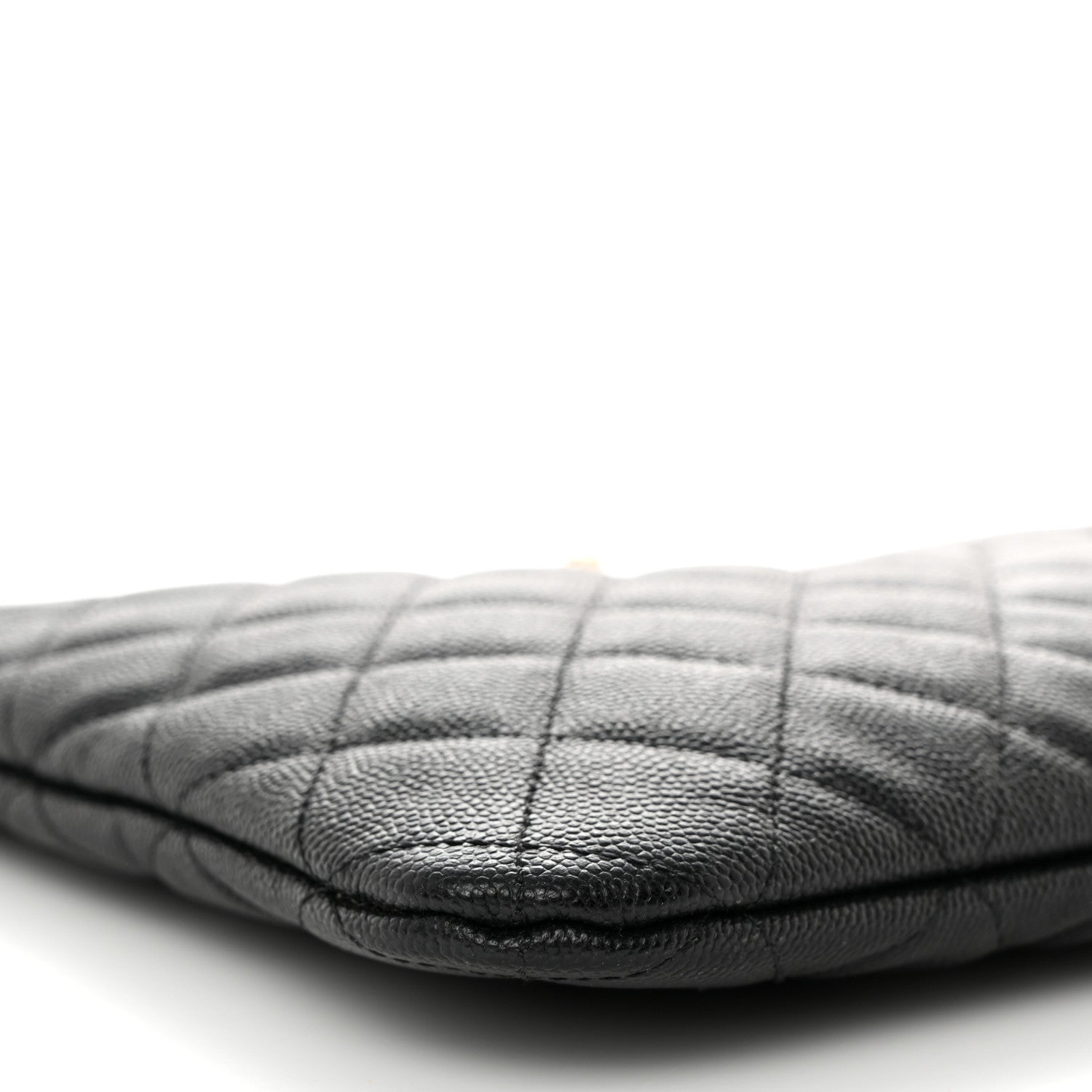 Chanel Caviar Quilted Medium Vintage Mademoiselle Cosmetic Case Black 9 of 12