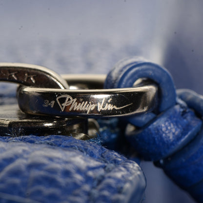 3.1 Phillip Lim 3.1 Leather Large Pashli Satchel Cobalt 10 of 10