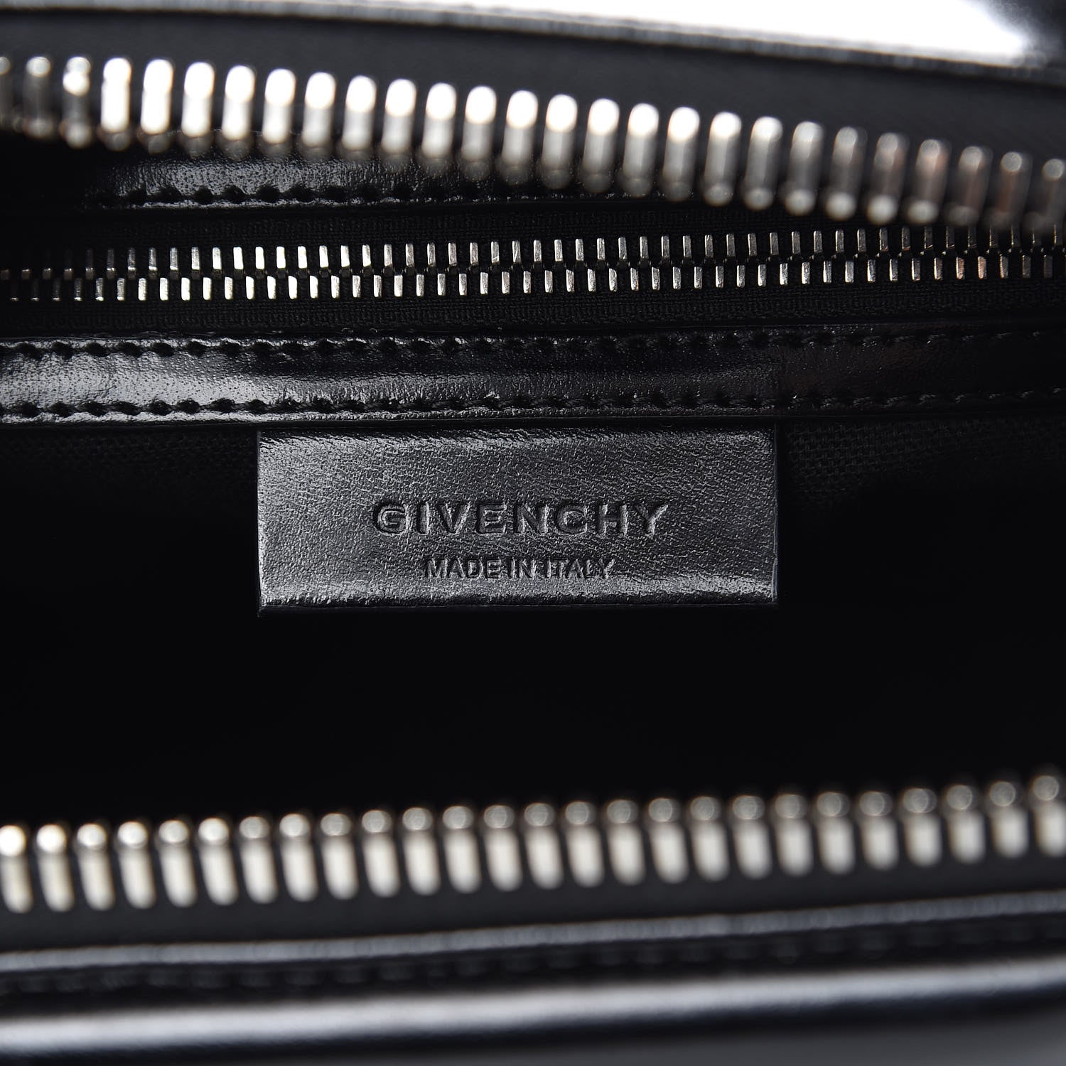 Givenchy Shiny Lord Calfskin Small Antigona Black 6 of 9