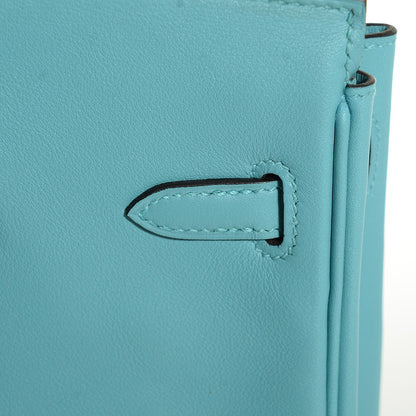Hermes Swift Birkin 25 Bleu Saint Cyr 27 of 29