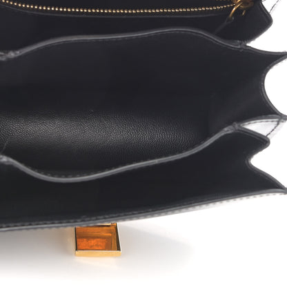 Celine Box Calfskin Small Classic Box Flap Bag Black 5 of 9