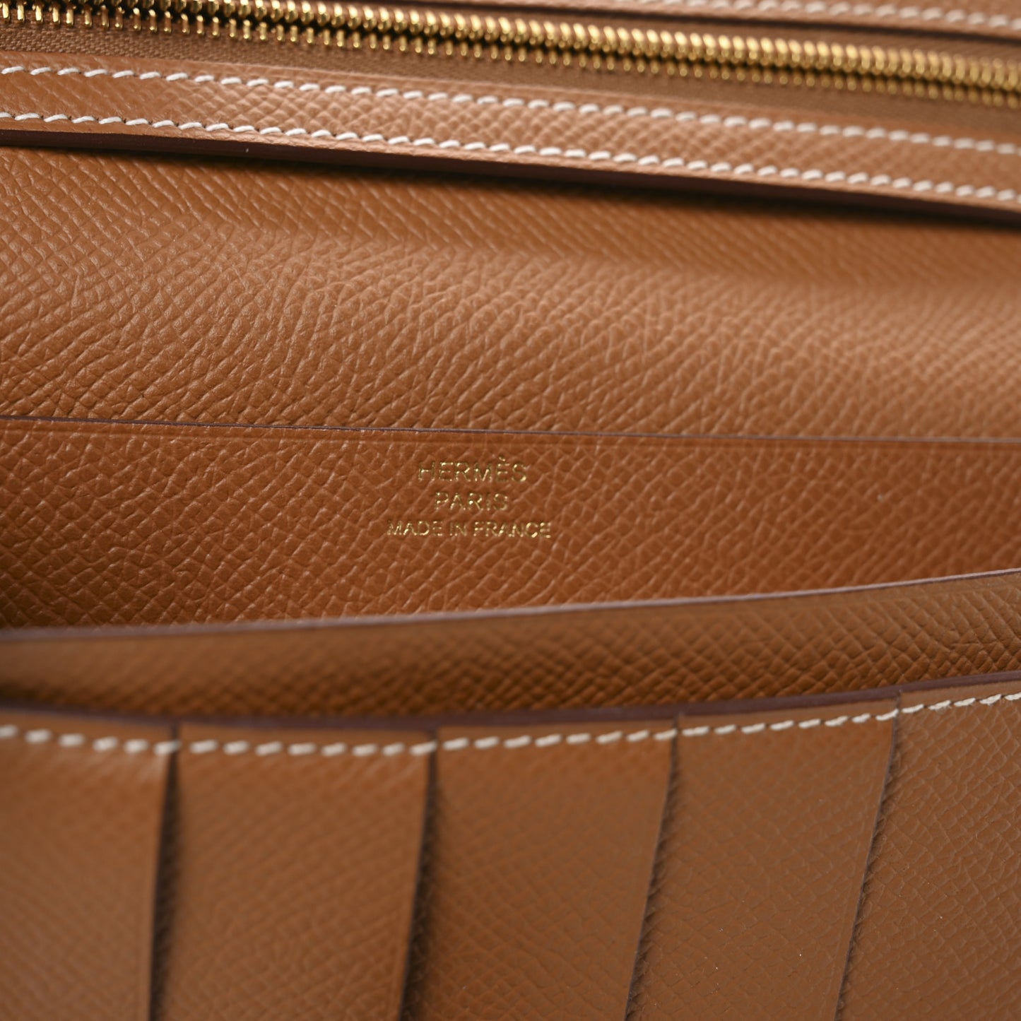 Epsom Bearn Gusset Wallet Gold