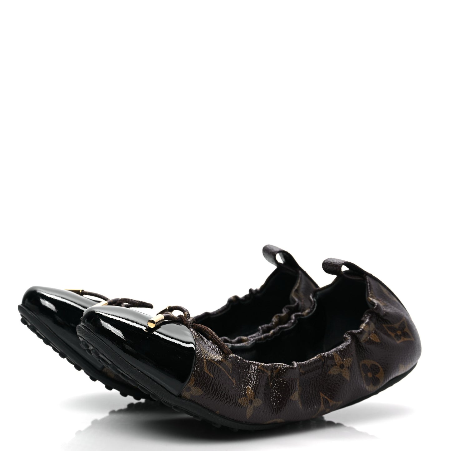 Monogram Flirty Ballerina Flat 38.5 Black