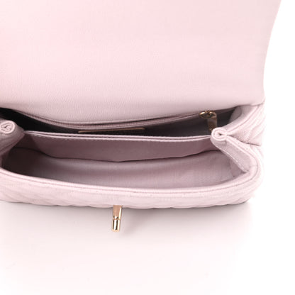 Chanel Caviar Quilted Mini Coco Handle Flap Lilas Lilac 5 of 11