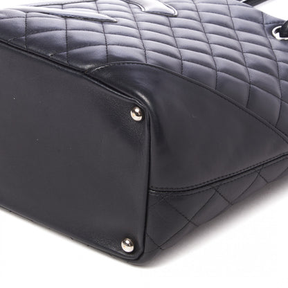 Chanel Calfskin Quilted Medium Cambon Tote Black 4 of 9