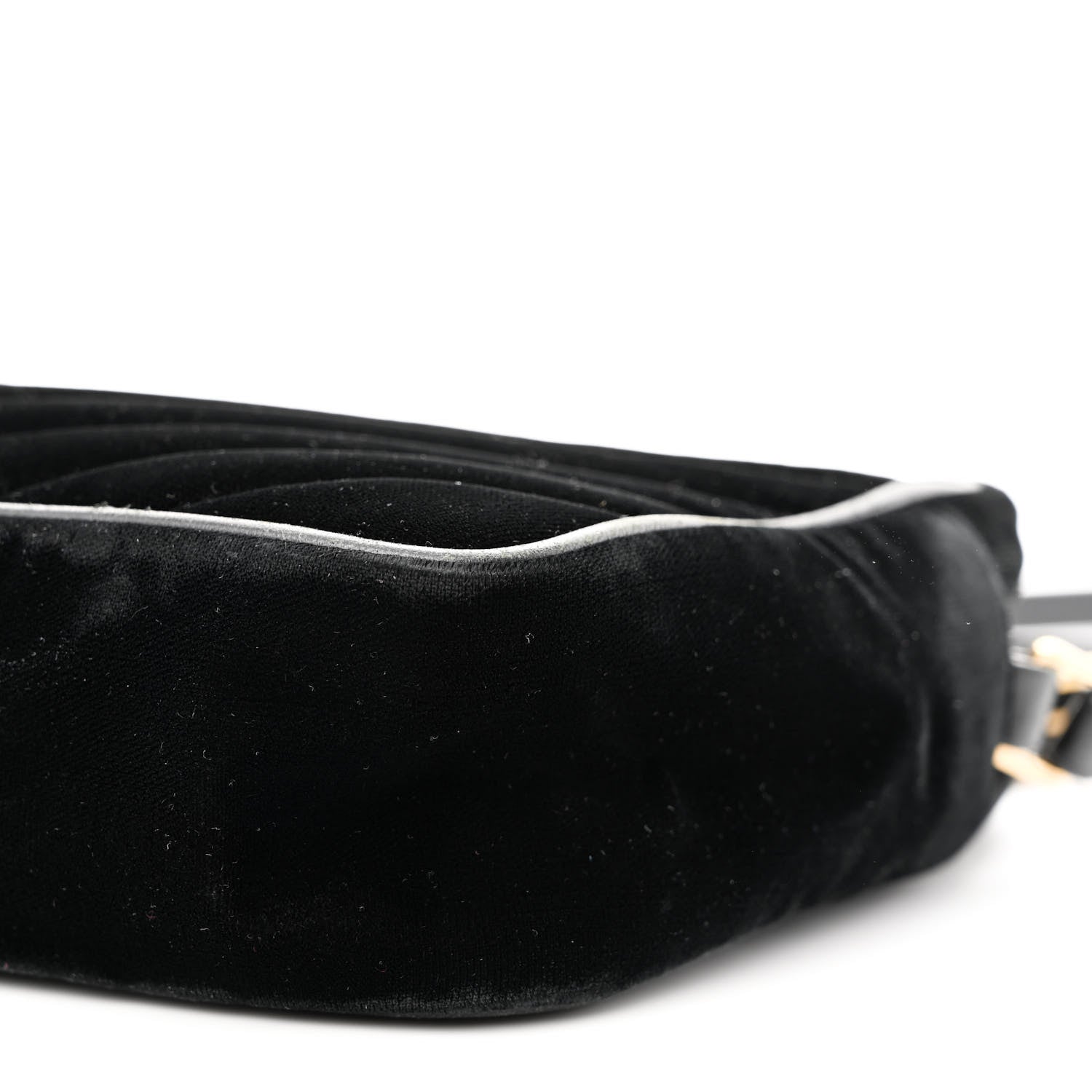 Saint Laurent Velvet Matelasse Monogram Lou Camera Bag Black 10 of 13