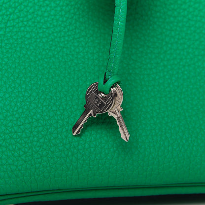 Hermes Togo Verso Birkin 25 Menthe Vert Bosphore 30 of 35