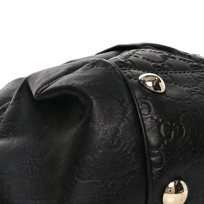 Gucci Calfskin Guccissima Full Moon Tote Black 9 of 11