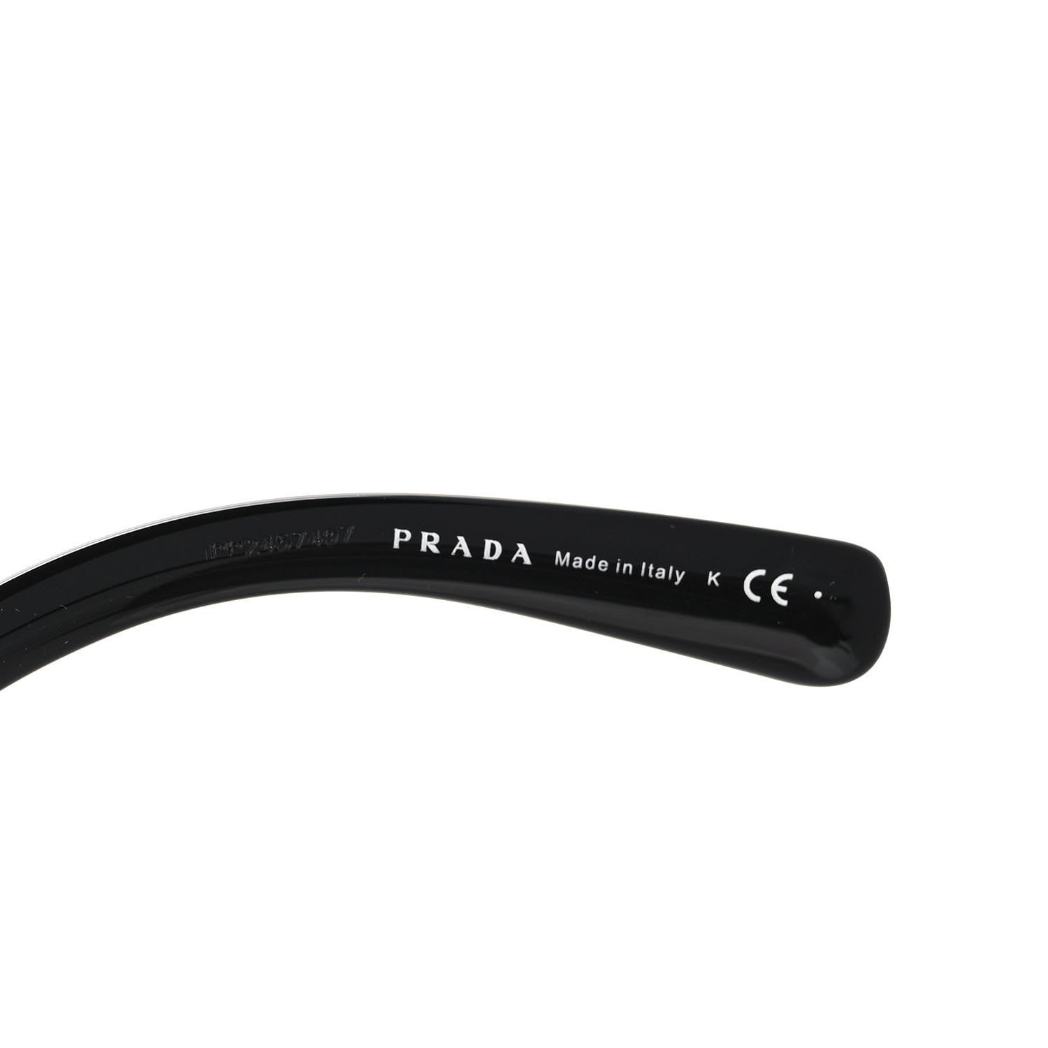 Prada Baroque Sunglasses SPR 27N Black 6 of 8