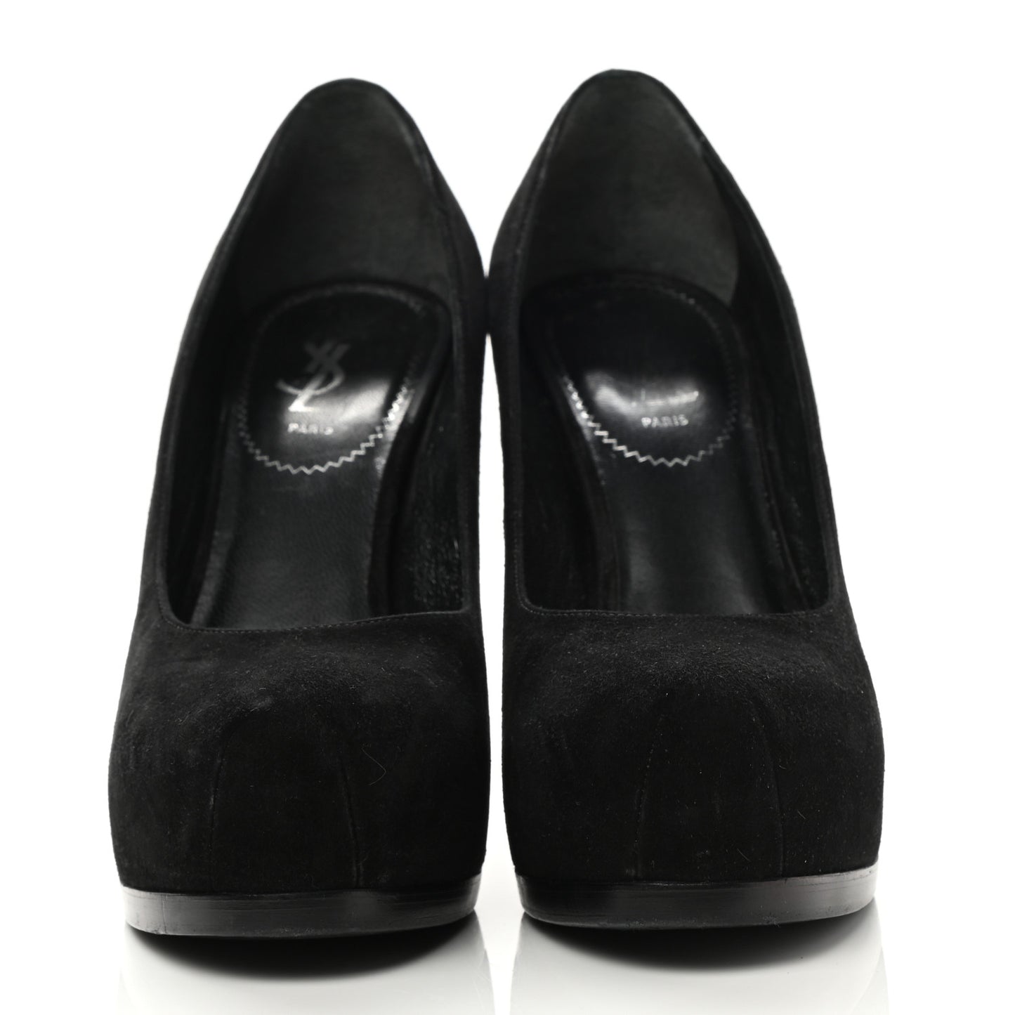 Suede Calfskin Tribtoo 80 Pumps 38 Black