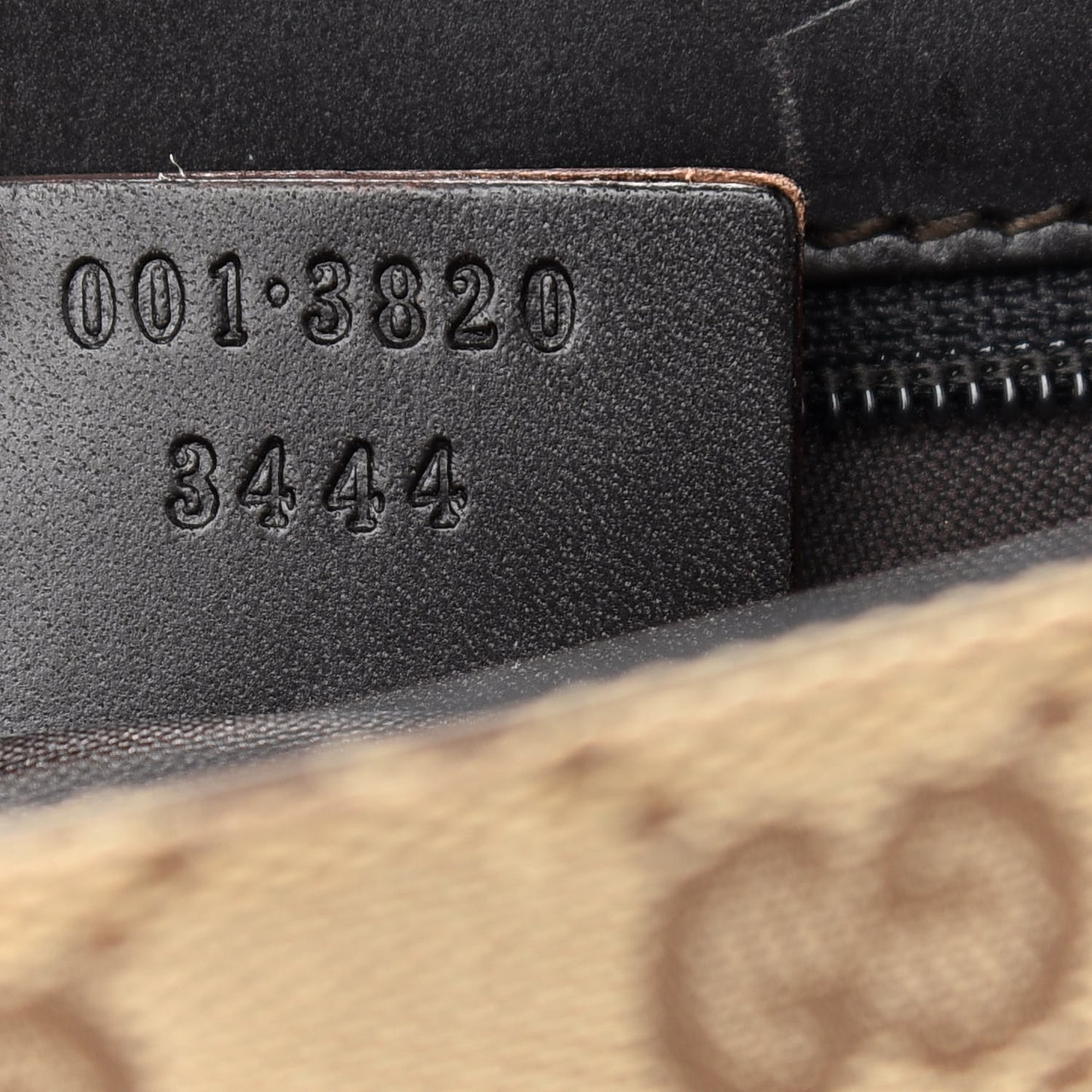Monogram Wooden Chain Flap Brown