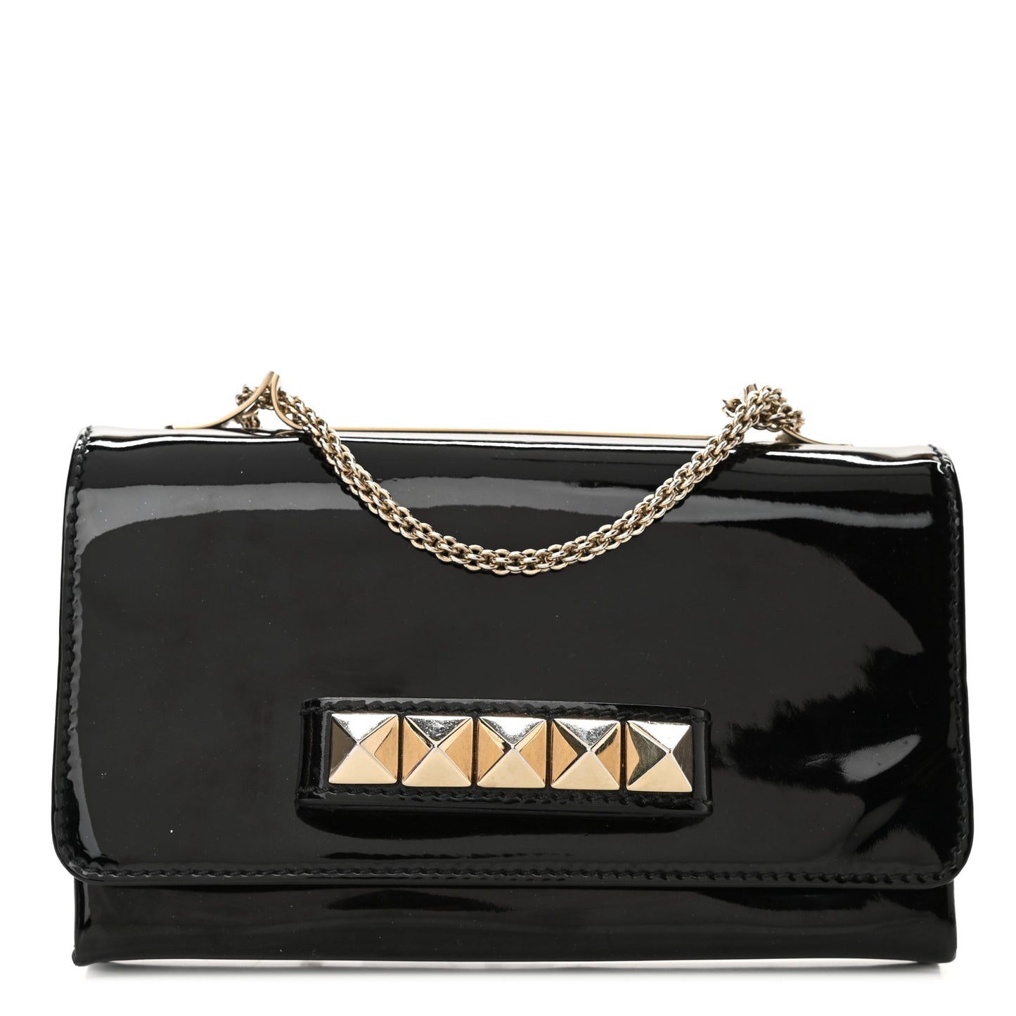 Patent Va Va Voom Shoulder Bag Black