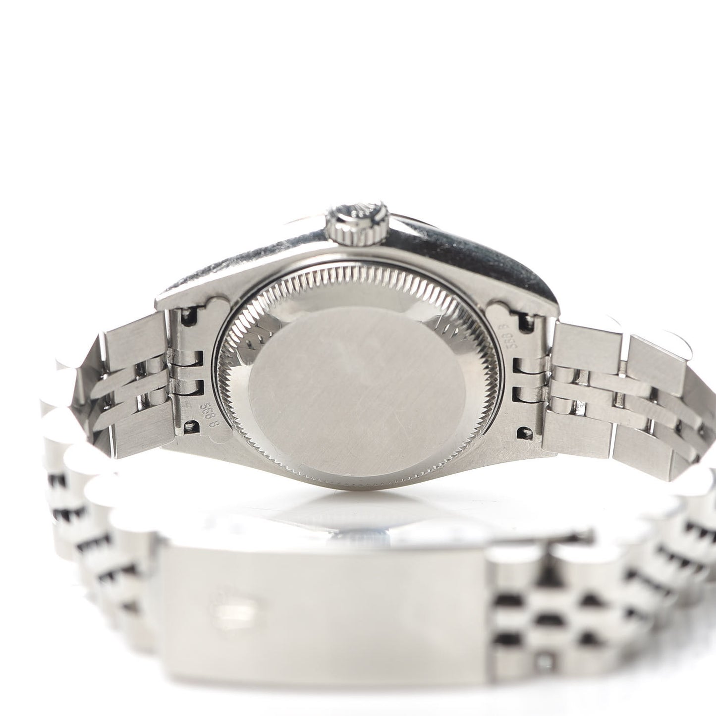 Stainless Steel 18K White Gold Diamond 26mm Oyster Perpetual Datejust Watch Silver Jubilee 79174
