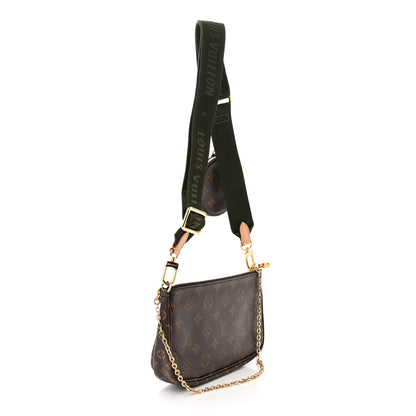 Louis Vuitton LOUIS VUITTON Monogram Multi Pochette Accessories Kaki 3 of 13