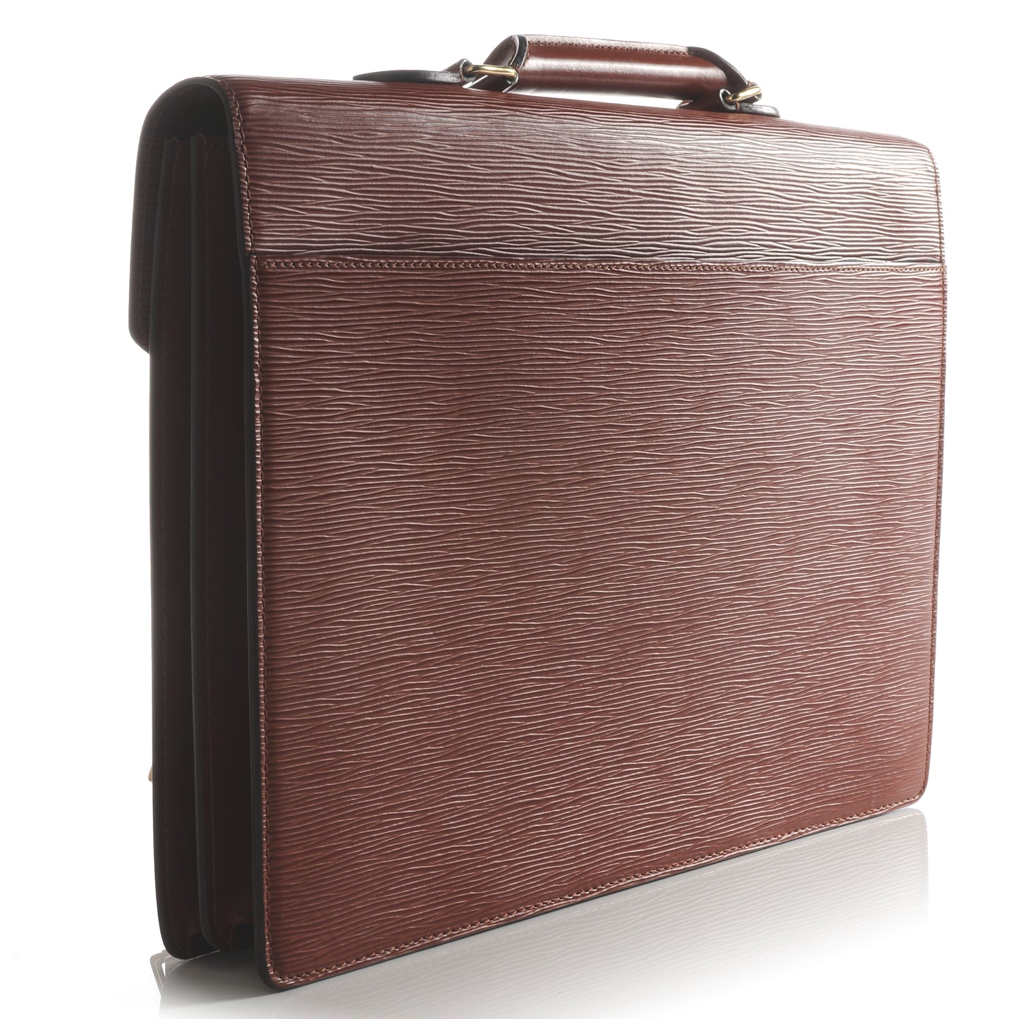 Epi Serviette Ambassadeur Briefcase Fawn