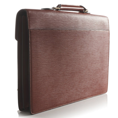 Louis Vuitton Epi Serviette Ambassadeur Briefcase Fawn 3 of 8